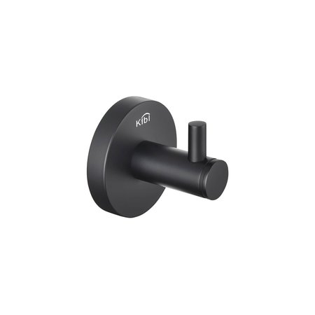 KIBI Circular Bathroom Towel & Robe Hook KBA1401MB